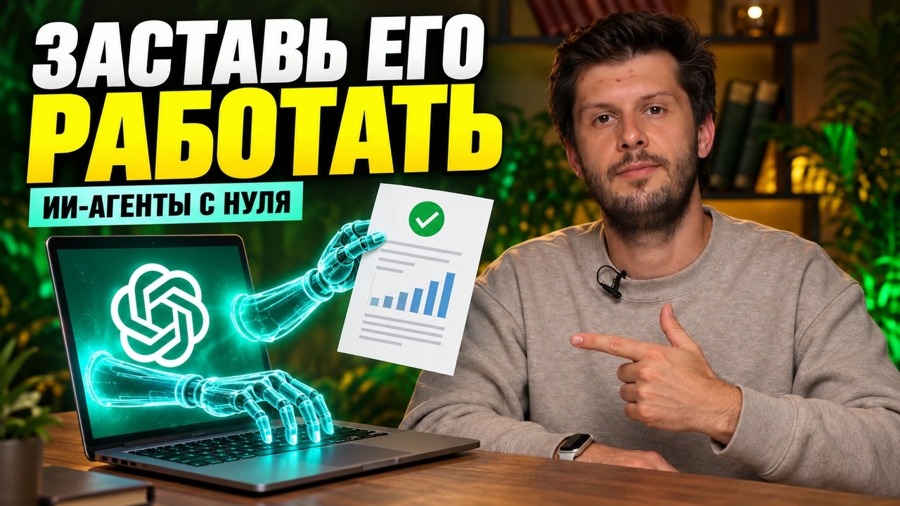 Дай мне 32 минуты, и ChatGPT начнёт РАБОТАТЬ за тебя.